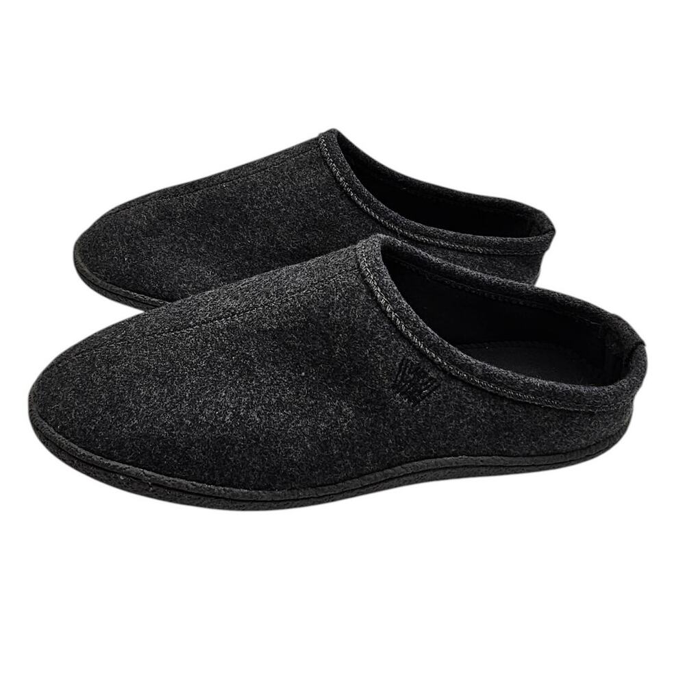 Mack Weldon Mens Sz L Wool Slippers Slip On Mules Gray